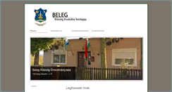 Desktop Screenshot of beleg.hu